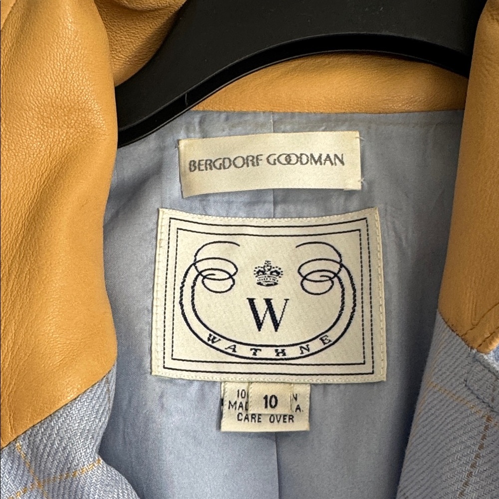 Wathne Tan and Gray Blazer